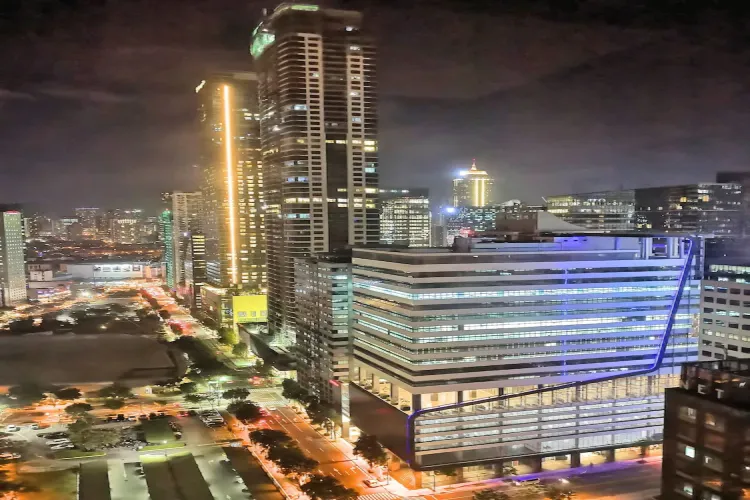 Panoramic city view